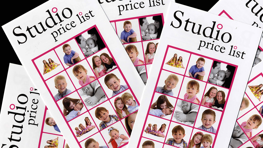 Studio Price List